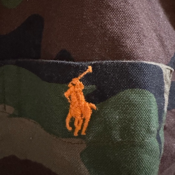 Ralph Lauren Green and Brown Lightweight Shirt Jacket - Picture 3 of 4